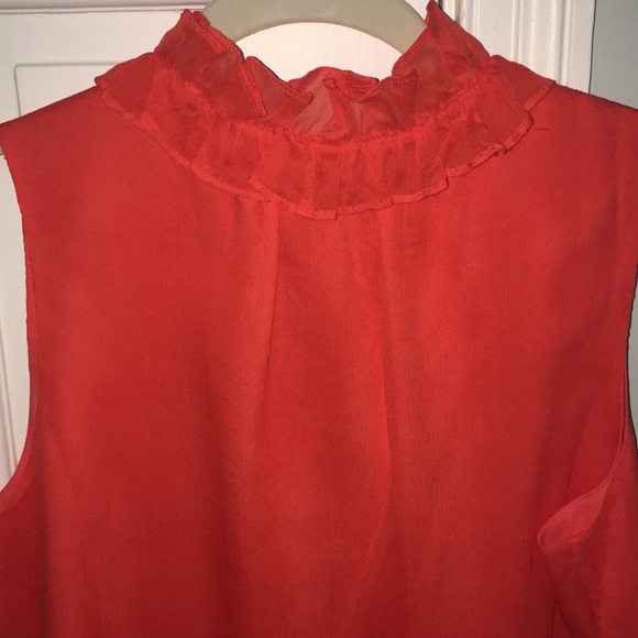 J. Crew Ruffled Silk Shell Top - Picture 4 of 5